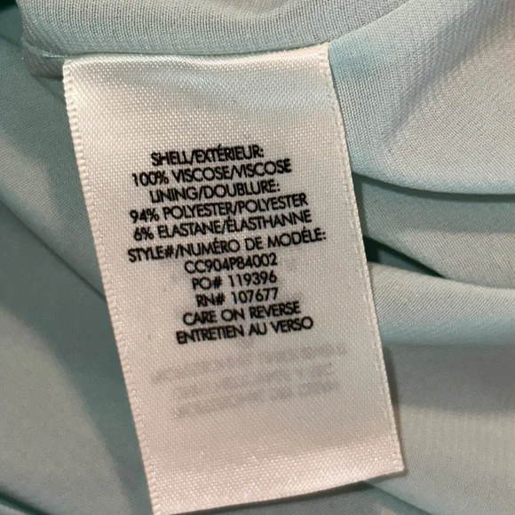 ALICE + OLIVIA *Lilian* seafoam green floral sleeveless mock neck blouse top XS - Picture 5 of 5